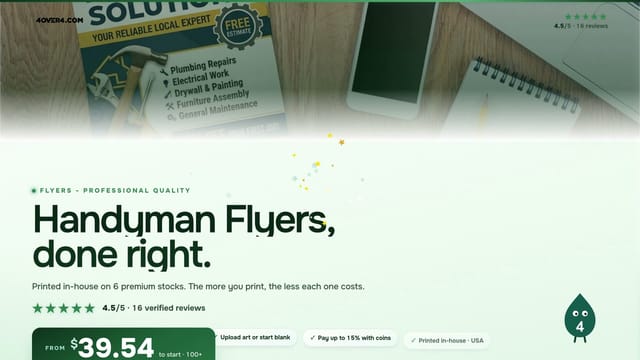 Handyman Flyers product video