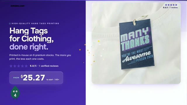 Hang Tags for Clothing product video
