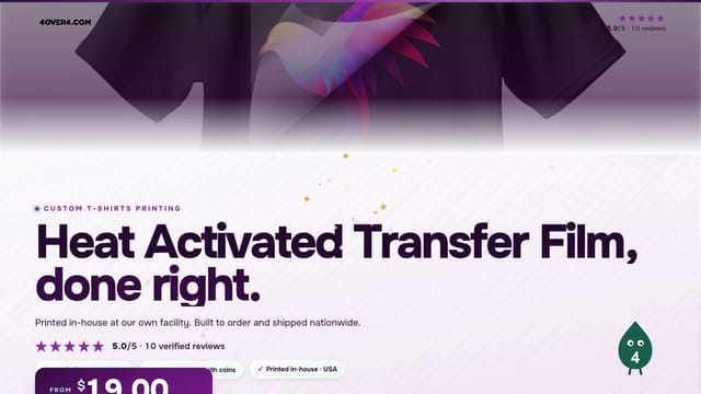 Heat Activated Transfer Film product video