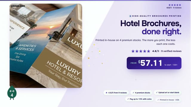 Hotel Brochures product video
