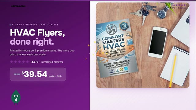 HVAC Flyers product video