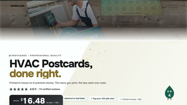 HVAC Postcards product video