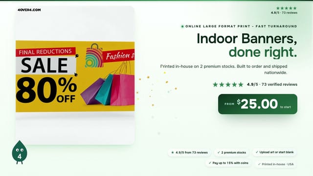 Indoor Banners product video