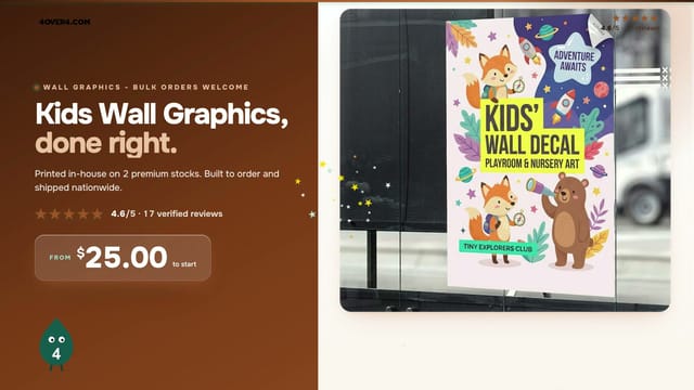 Kids Wall Graphics product video