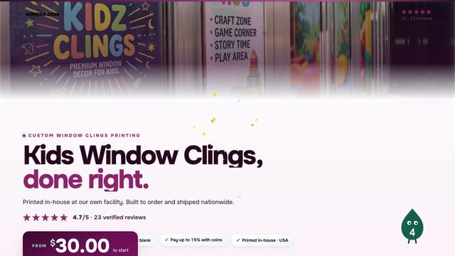Kids Window Clings product video