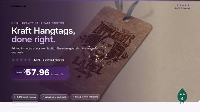Kraft Hangtags product video