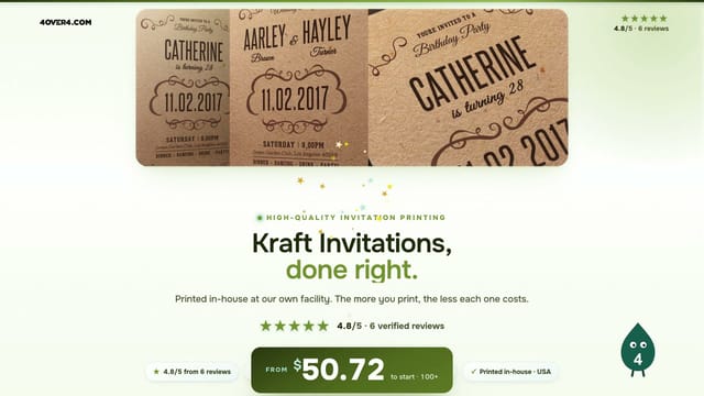 Kraft Invitations product video