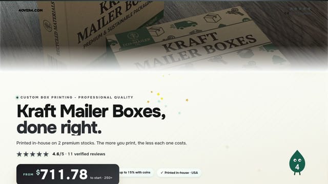 Kraft Mailer Boxes product video