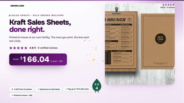 Kraft Sales Sheets product video