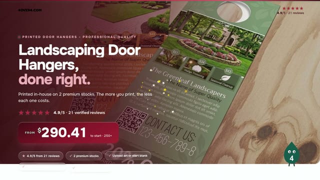 Landscaping Door Hangers product video