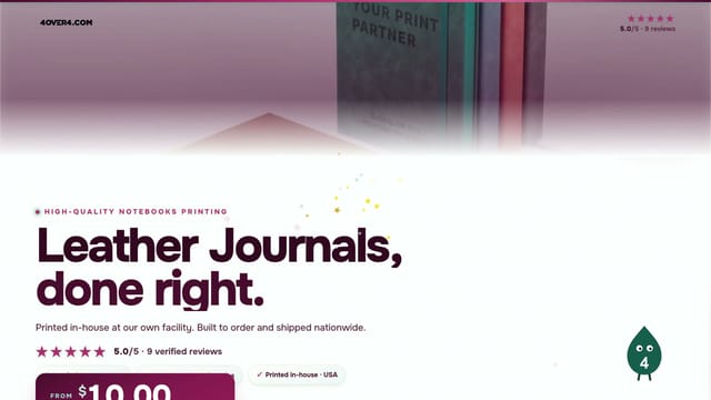 Leather Journals product video