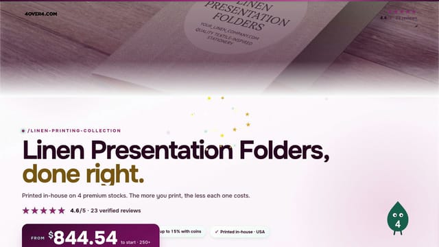 Linen Presentation Folders product video