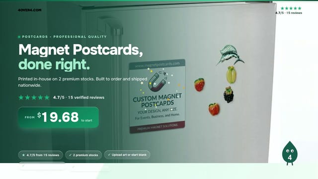 Magnet Postcards product video