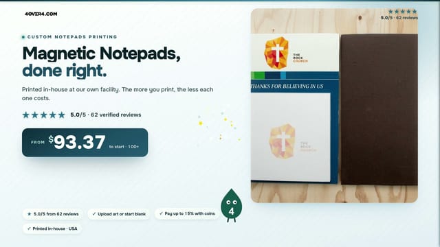 Magnetic Notepads product video