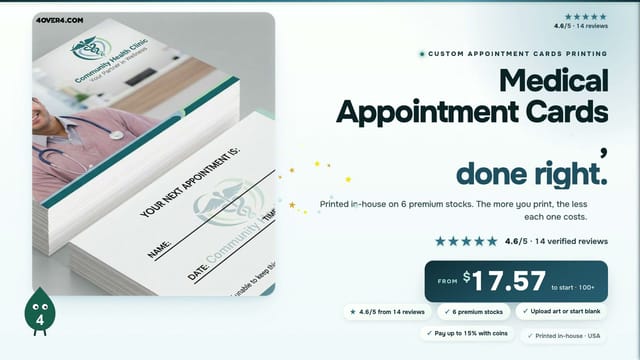 Medical Appointment Cards product video