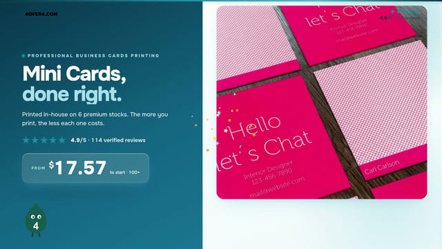 Mini Cards product video