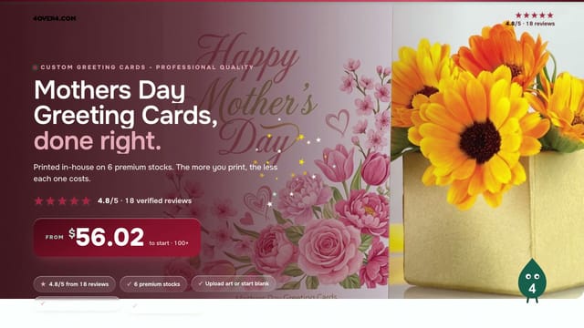 Mothers Day Greeting Cards product video