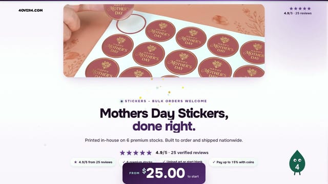 Mothers Day Stickers product video