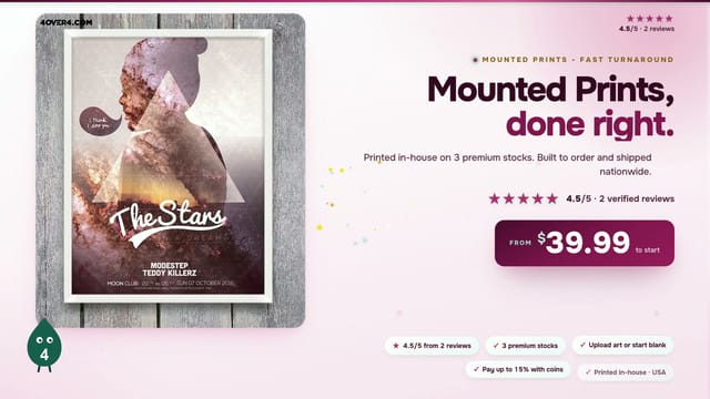 Mounted Prints product video