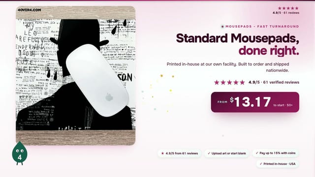 Standard Mousepads product video