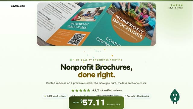 Nonprofit Brochures product video
