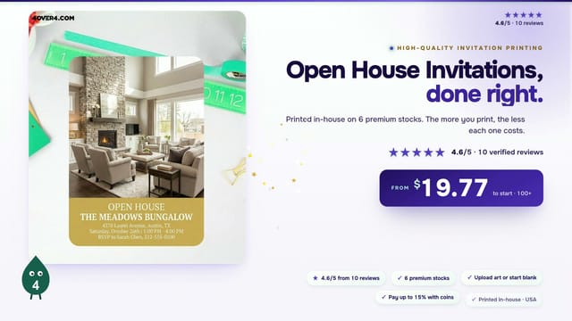 Open House Invitations product video