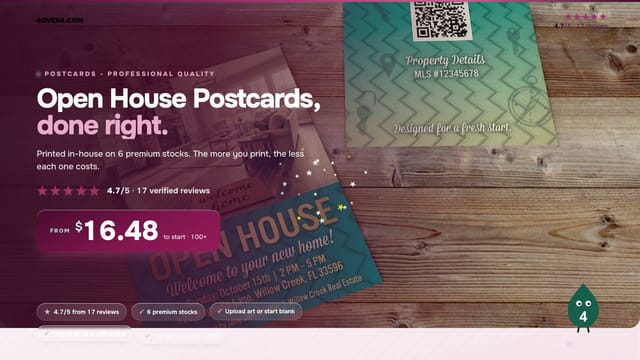 Open House Postcards product video