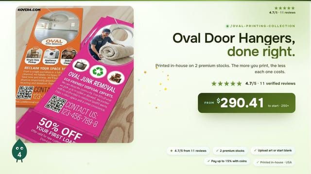 Oval Door Hangers product video