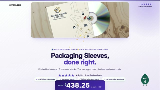 Packaging Sleeves product video