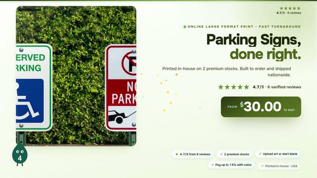 Parking Signs product video