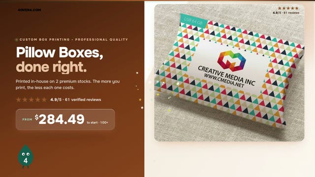 Pillow Boxes product video