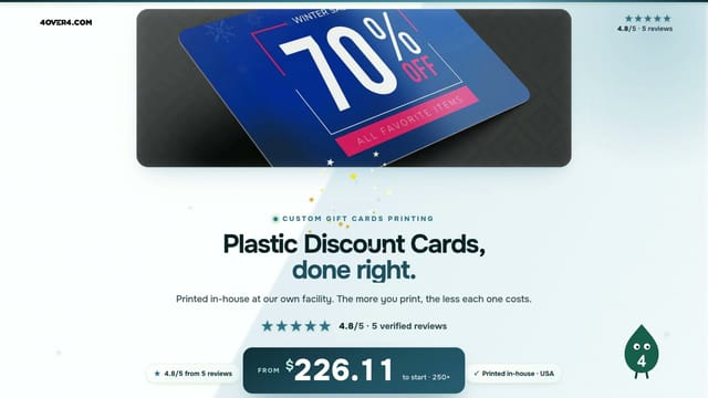 Plastic Discount Cards product video