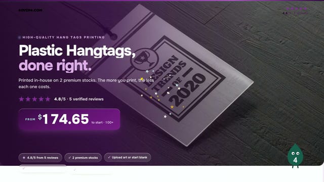 Plastic Hangtags product video