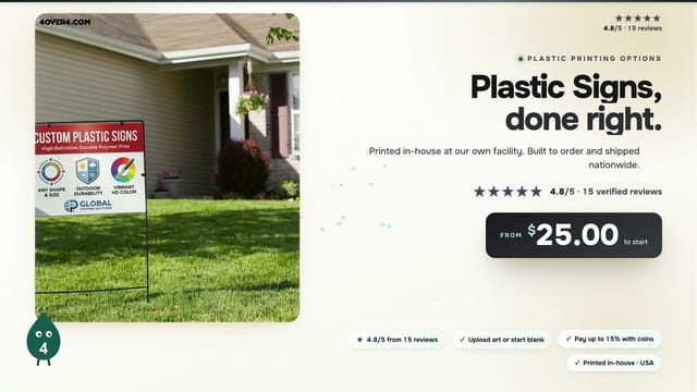Plastic Signs product video