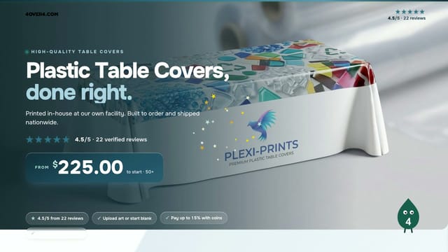 Plastic Table Covers product video