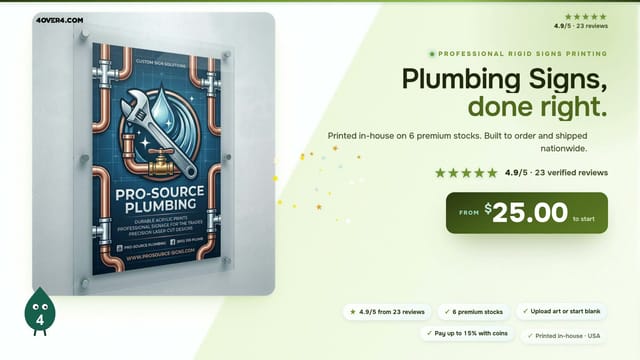 Plumbing Signs product video