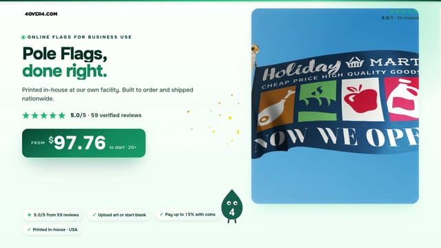 Pole Flags product video
