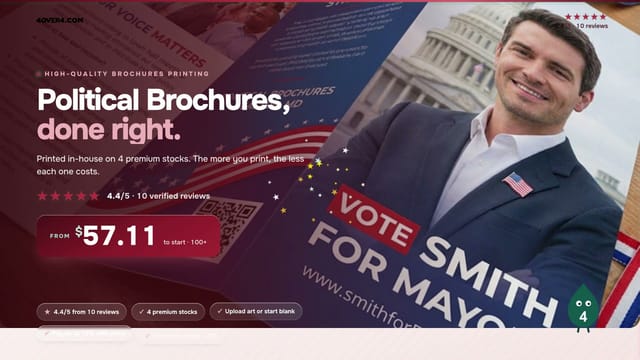 Political Brochures product video