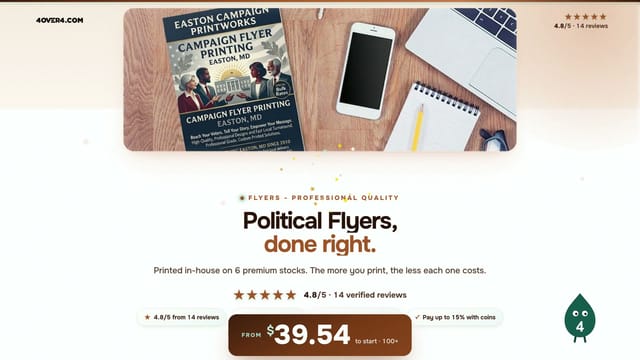 Political Flyers product video