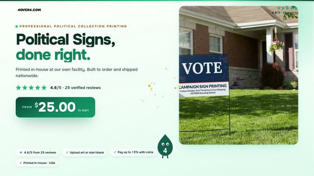 Political Signs product video