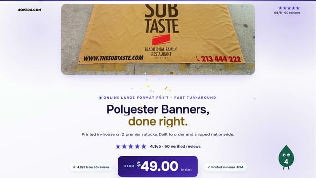 Polyester Banners product video