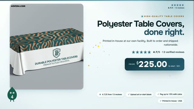 Polyester Table Covers product video