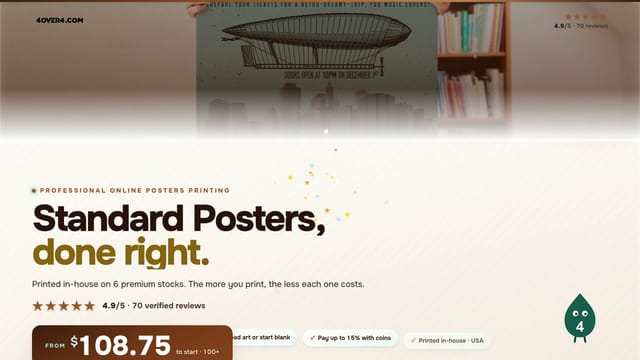 Standard Posters product video