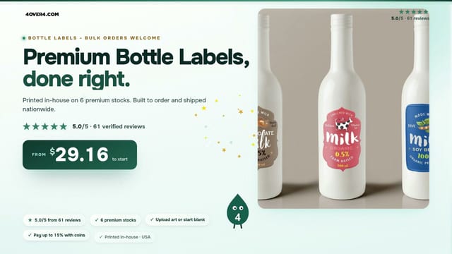Premium Bottle Labels product video