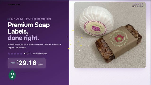 Premium Soap Labels product video