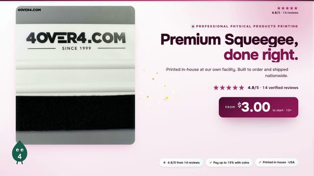 Premium Squeegee product video