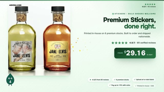 Premium Stickers product video