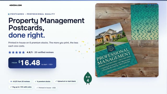 Property Management Postcards product video