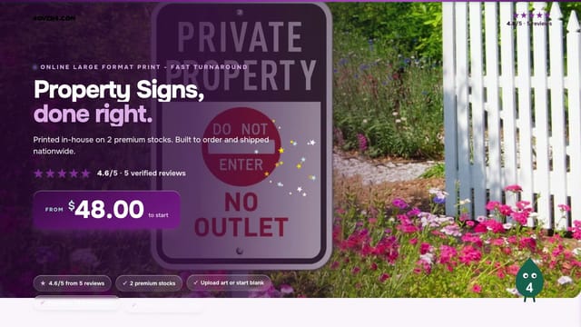 Property Signs product video
