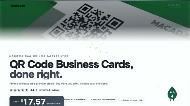 QR Code Business Cards product video